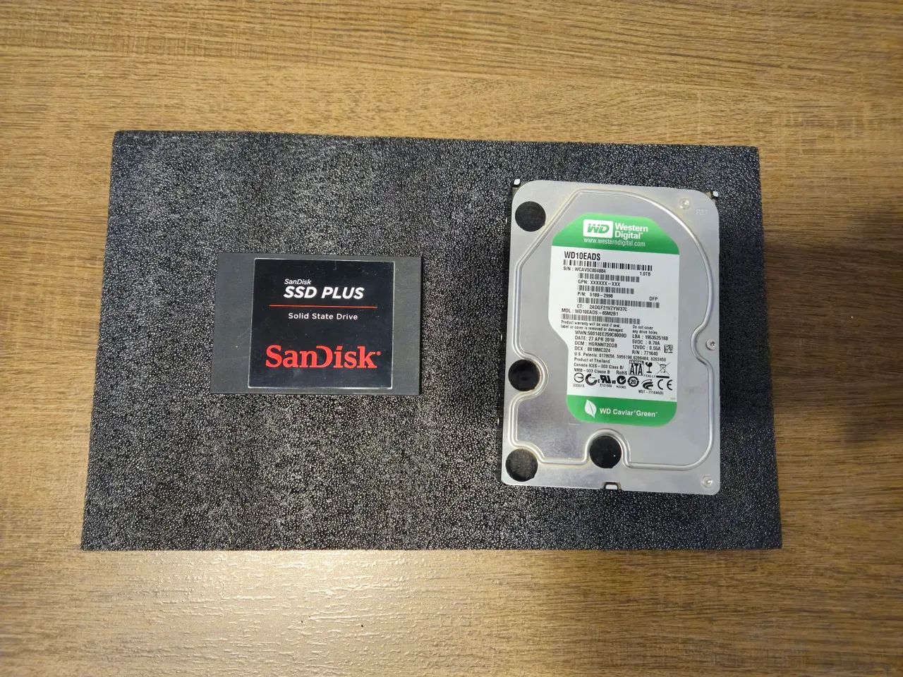 Kit SSD SanDisk 120GB + HD WD Green 1TB