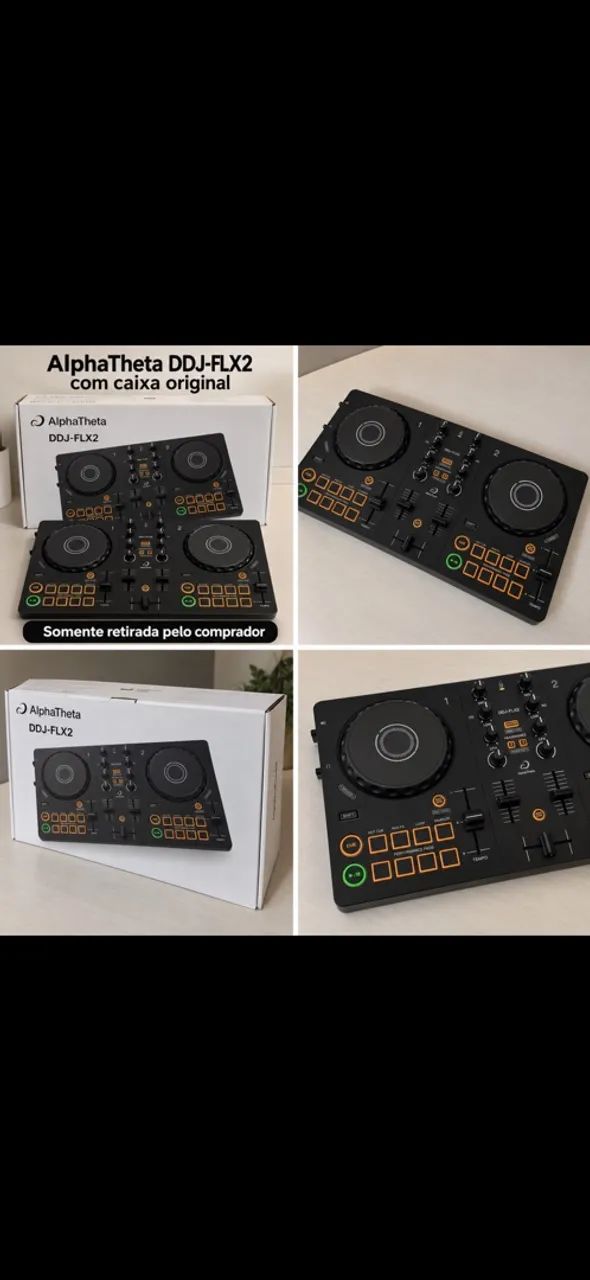 Controladora DJ AlphaTheta DDJ-FLX2 com Caixa Original - Foto 4