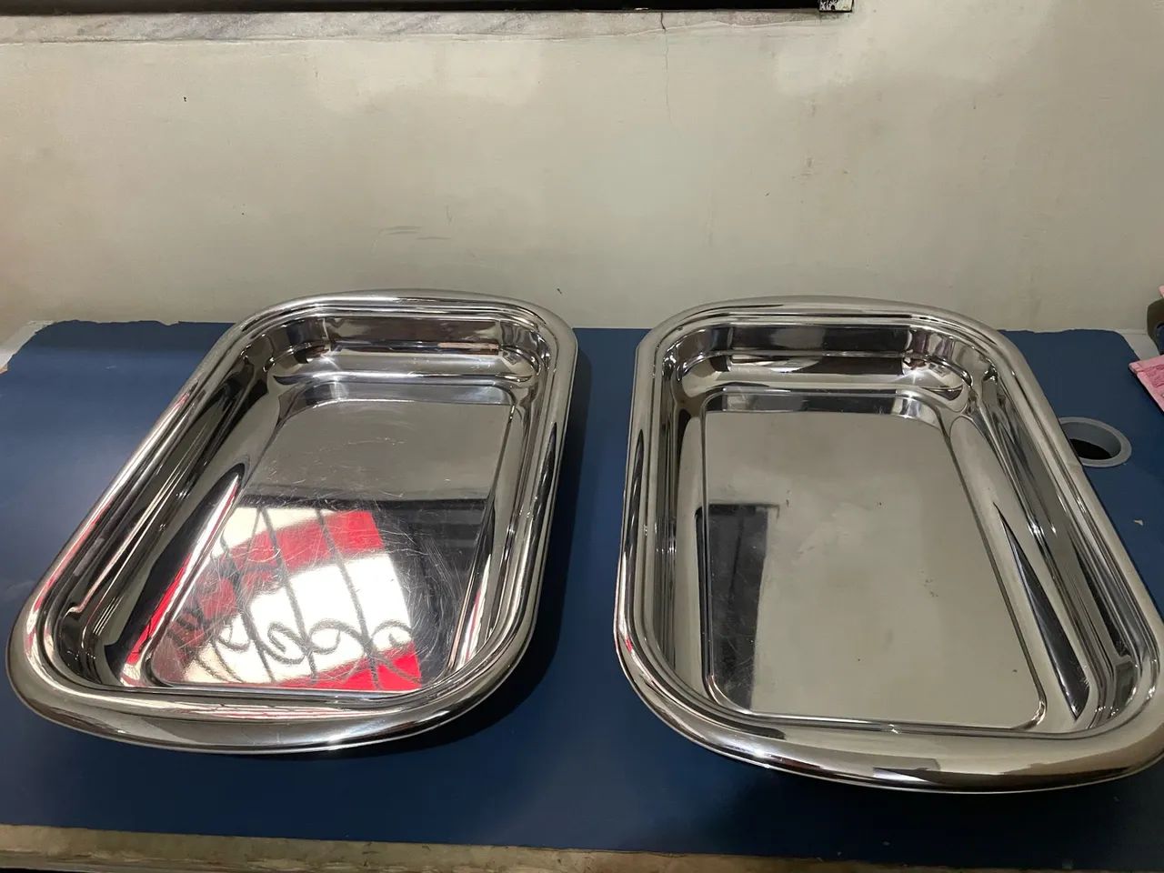 Kit 3 Travessas Inox P/ Buffet  - Foto 4