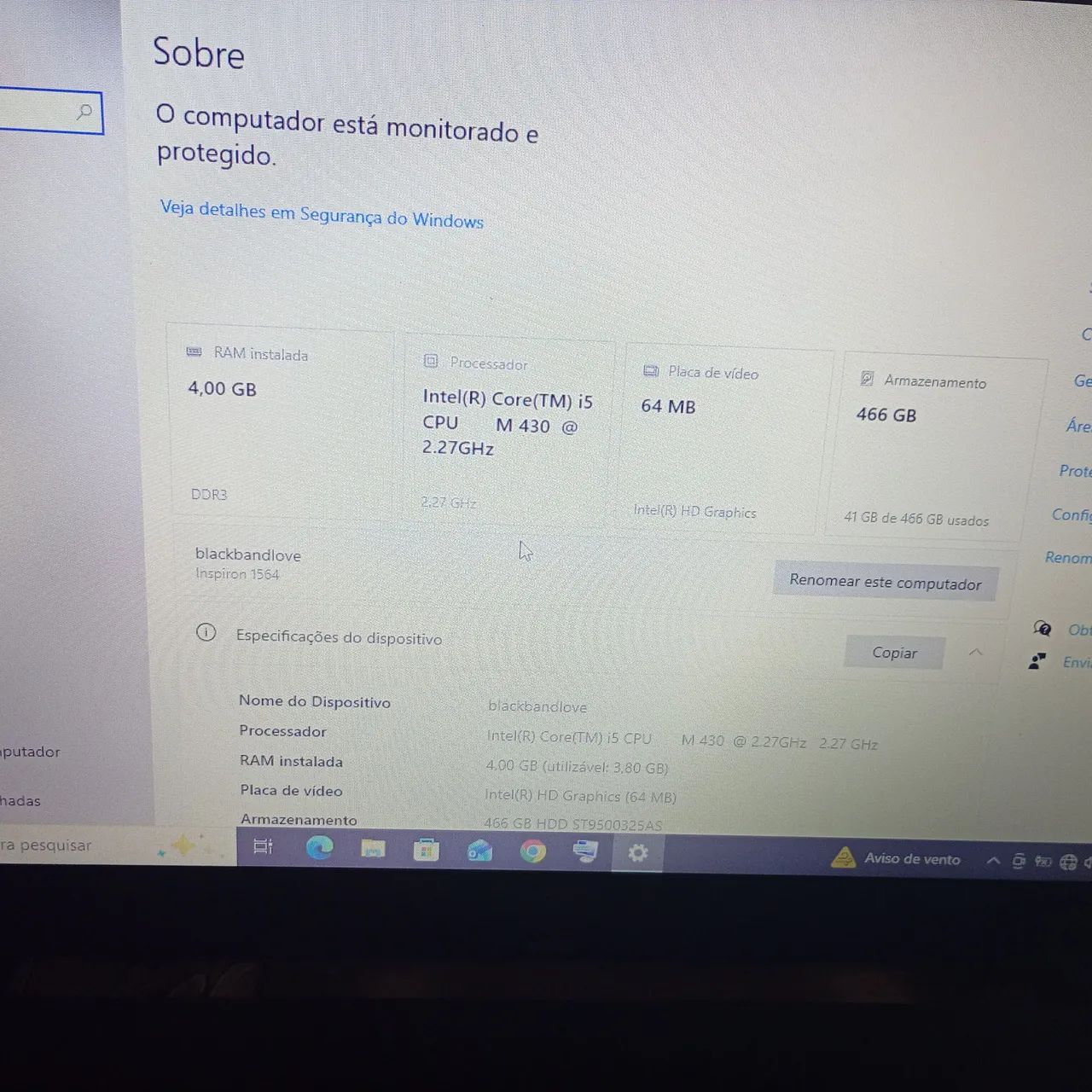 Vendo um notebook tá Dell i5 - Foto 5
