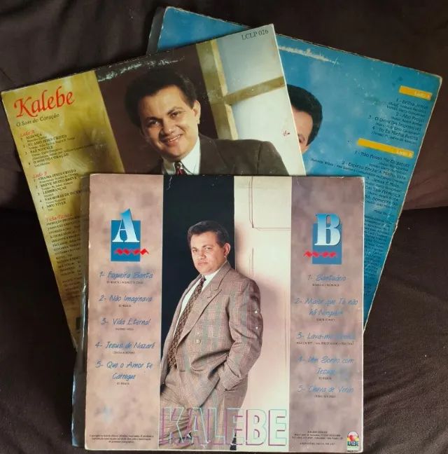 Lote 3 Lps Discos De Vinil Gospel Evangélico - Kalebe - Foto 2