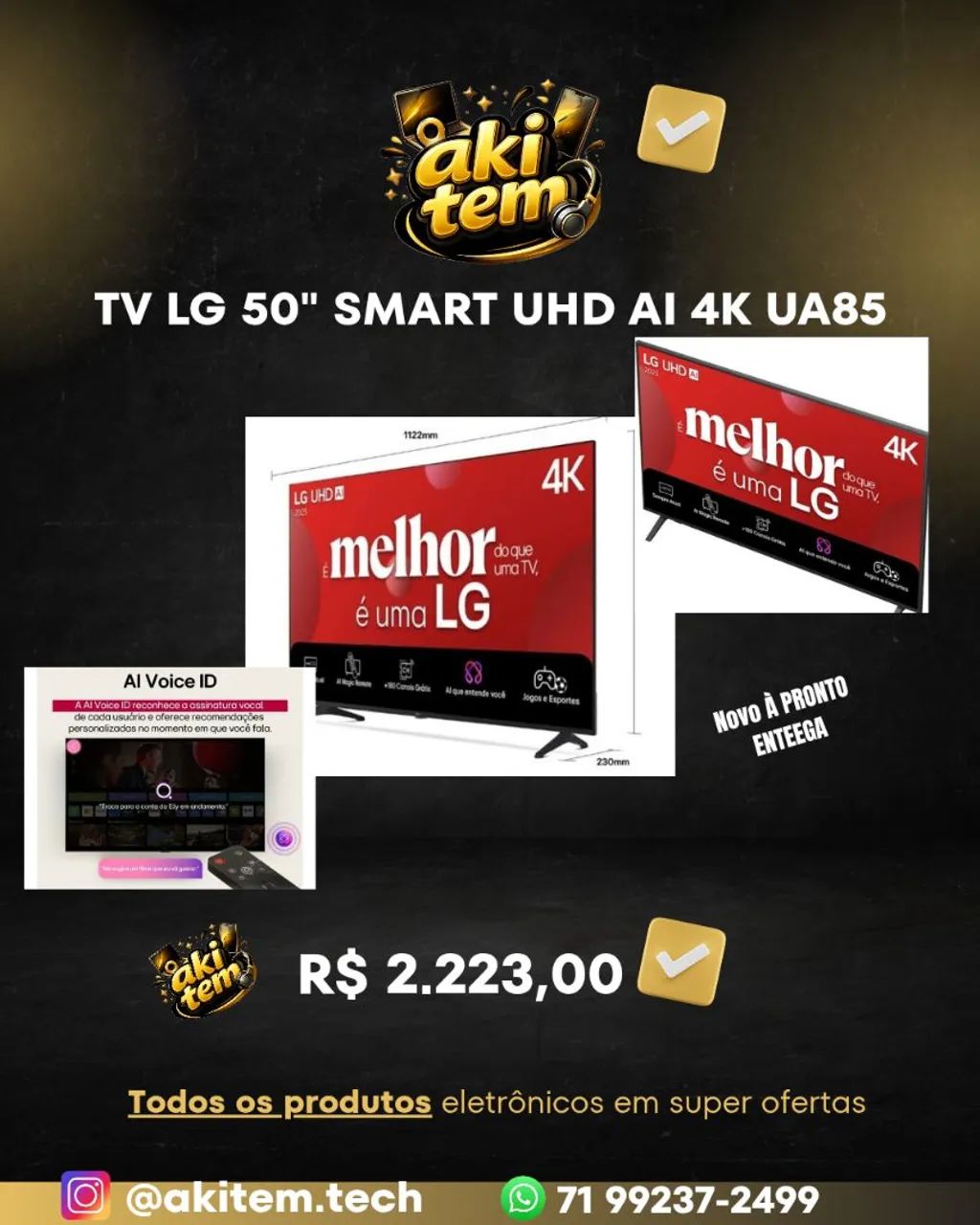 Tv smarts de várias Marcas e polegadas Aki tem ? - Foto 4
