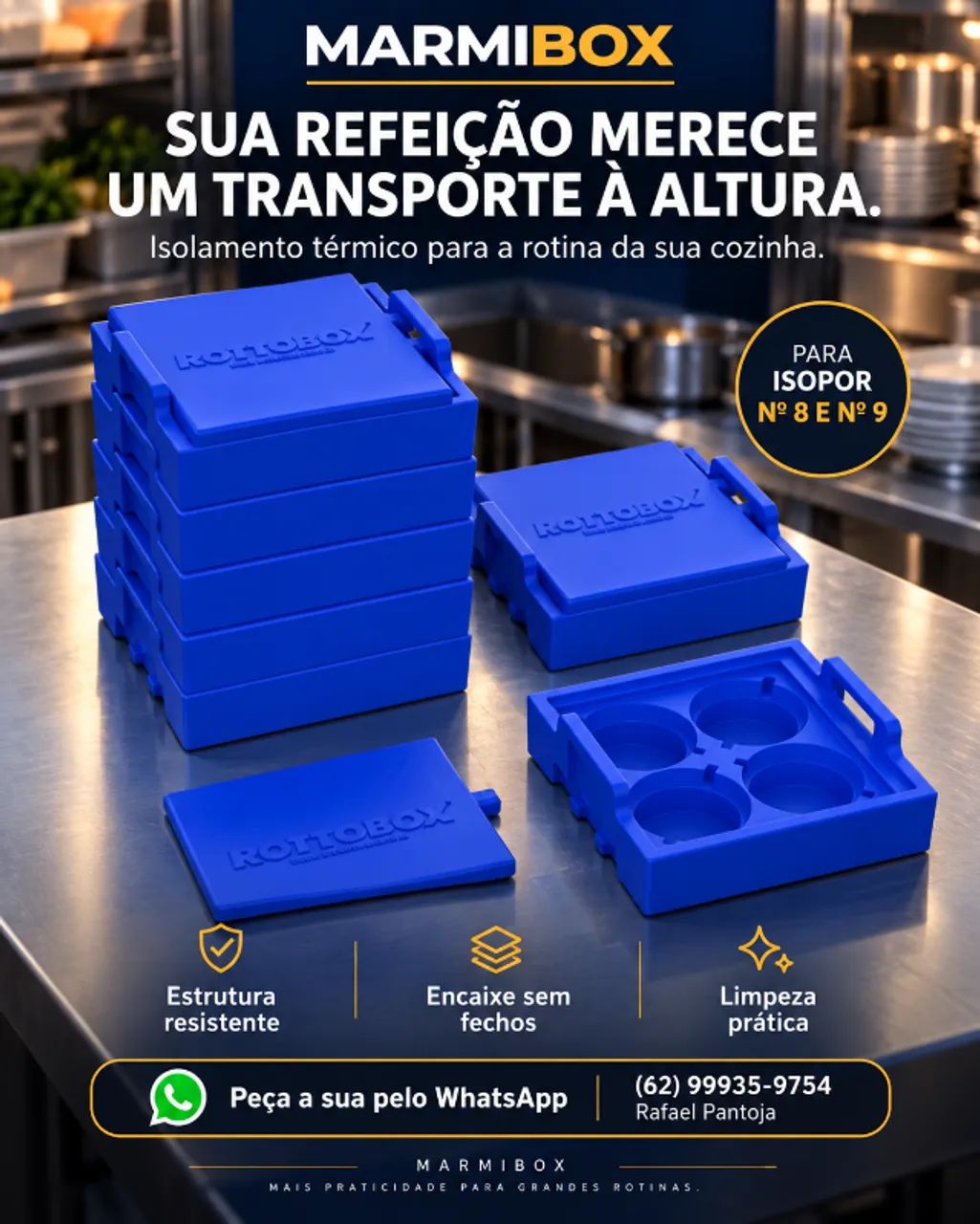 CAIXA TERMICA MARMIBOX - HOTBOX - Foto 3