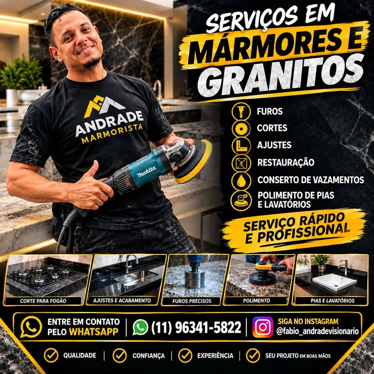 Serviços mármore e granito