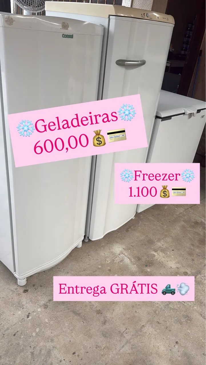 Geladeiras e freezer 