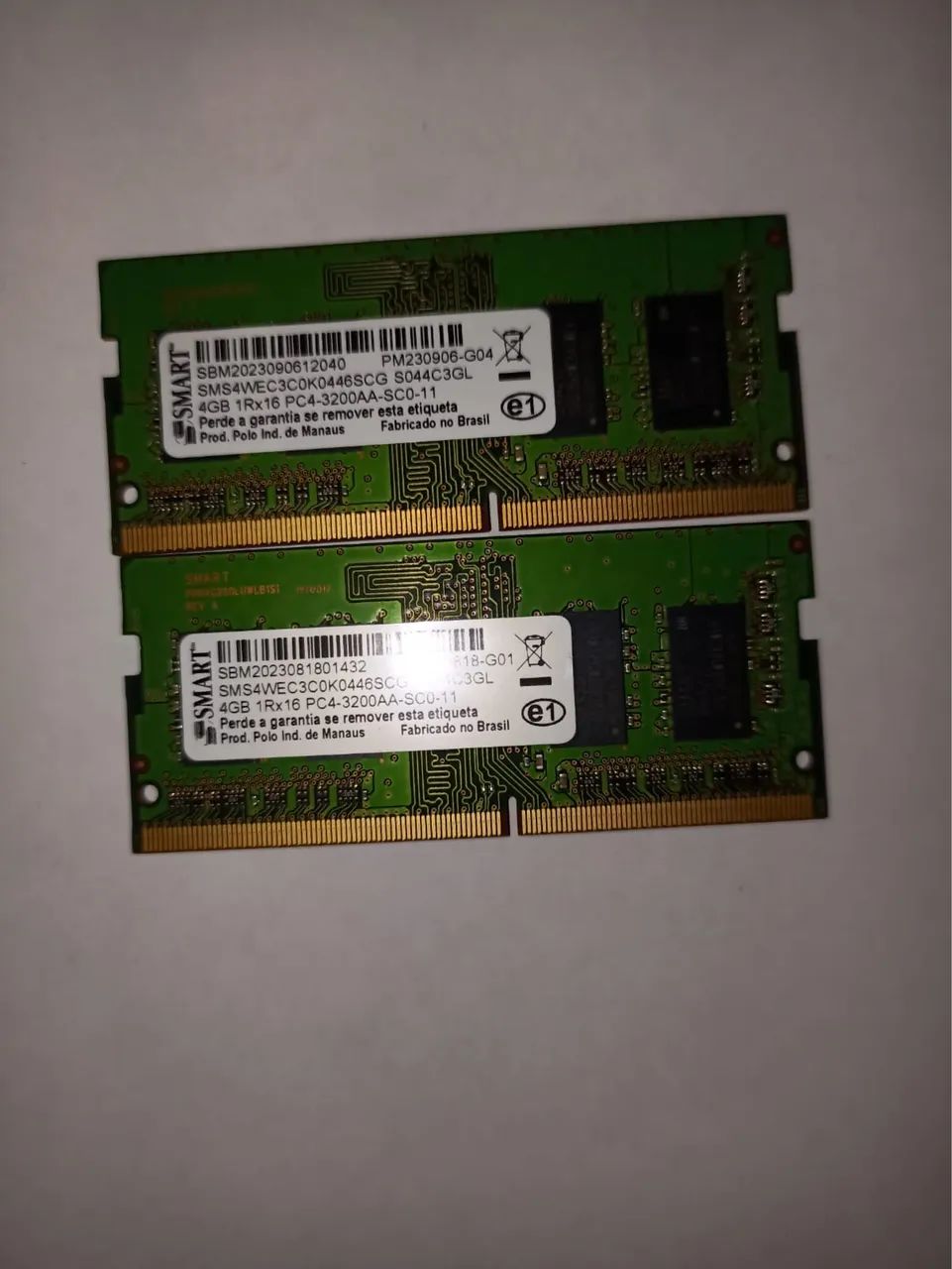  2 Memória RAM, 4gb, DDR4 3200 mhz