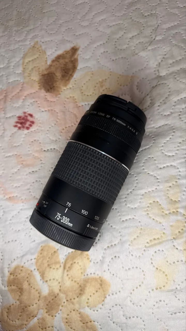 Lente Canon EF 75-300mm f/4-5.6 III - Funcionando Perfeitamente - Foto 2