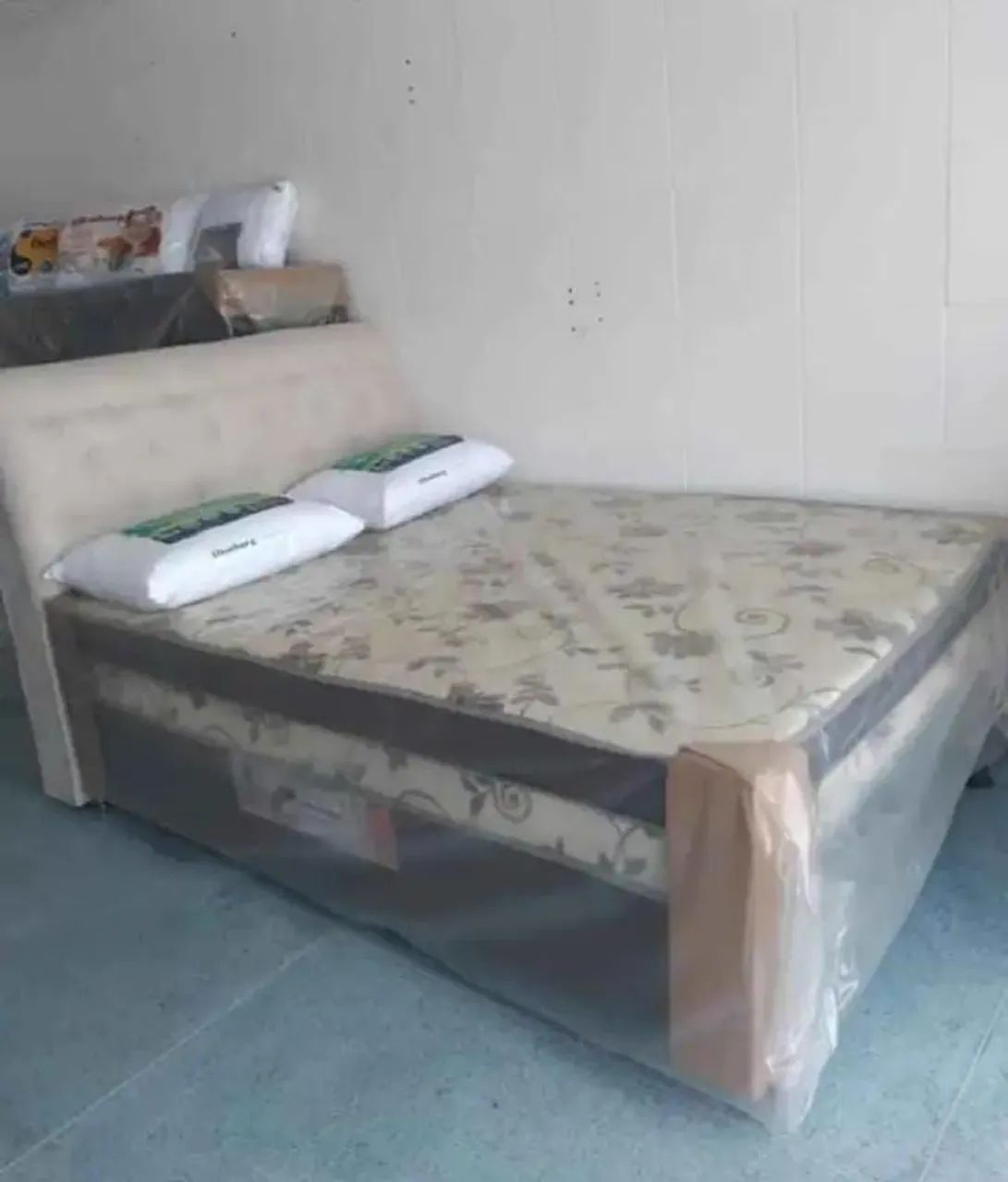Cama casal alta 5cm espuma D33 