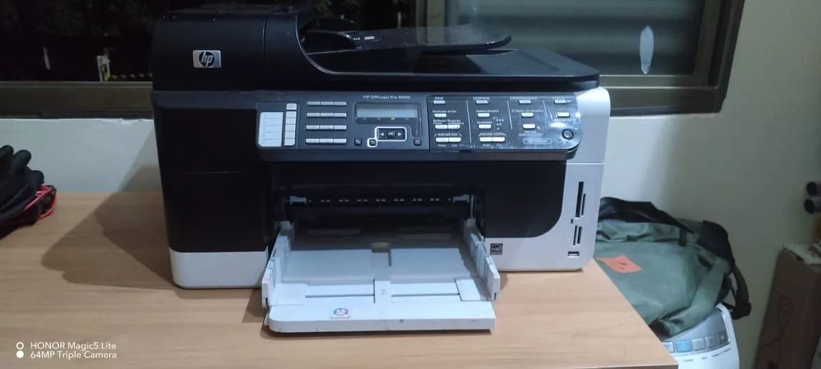 impressora hp office jet pro 8500 sem cabo de força e sem cartuchos de impressão - Foto 3