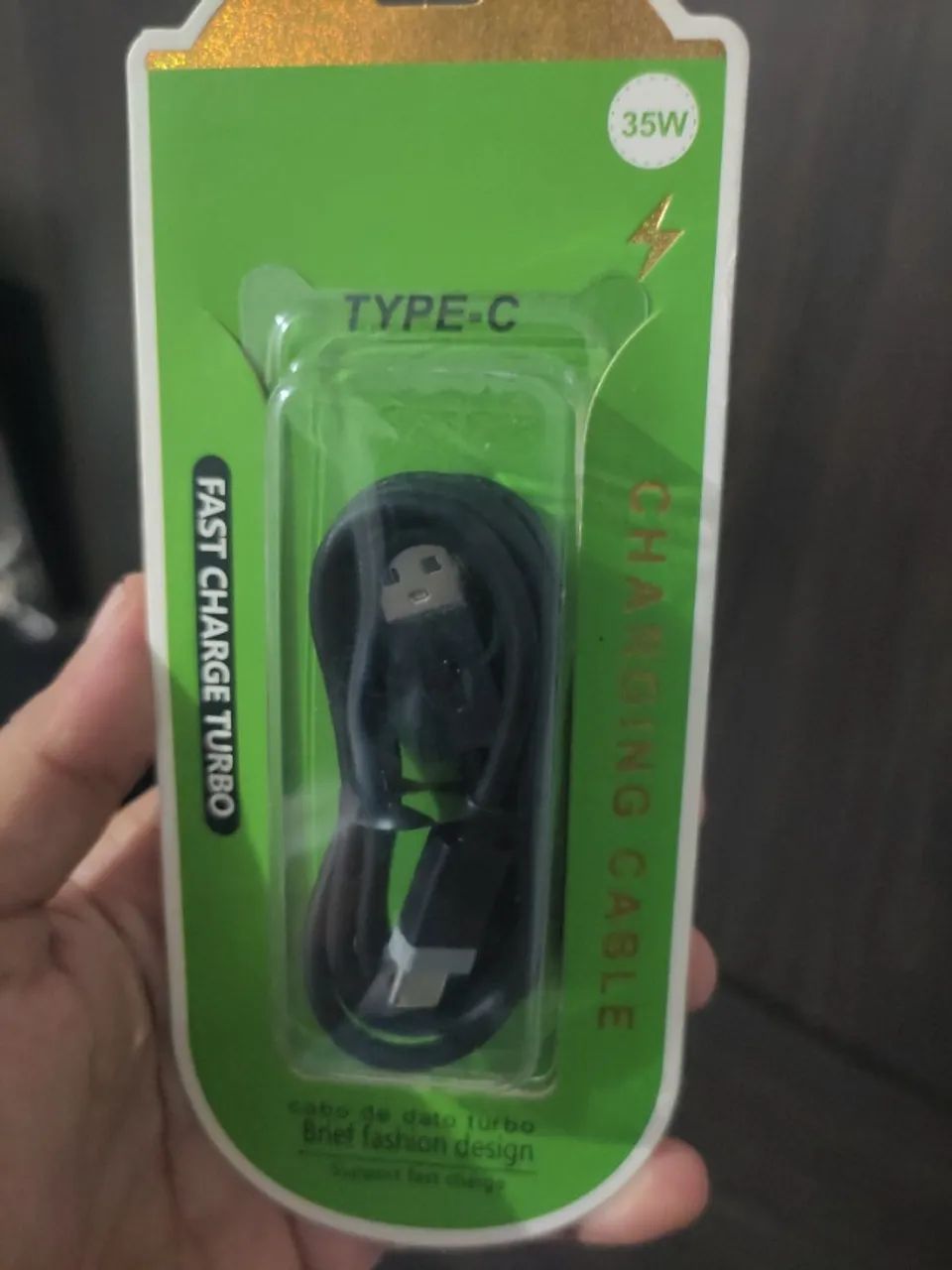 Cabo Tipo C USB A Fast Charge 35W Transferência de Dados e Carga Rápida - Foto 4