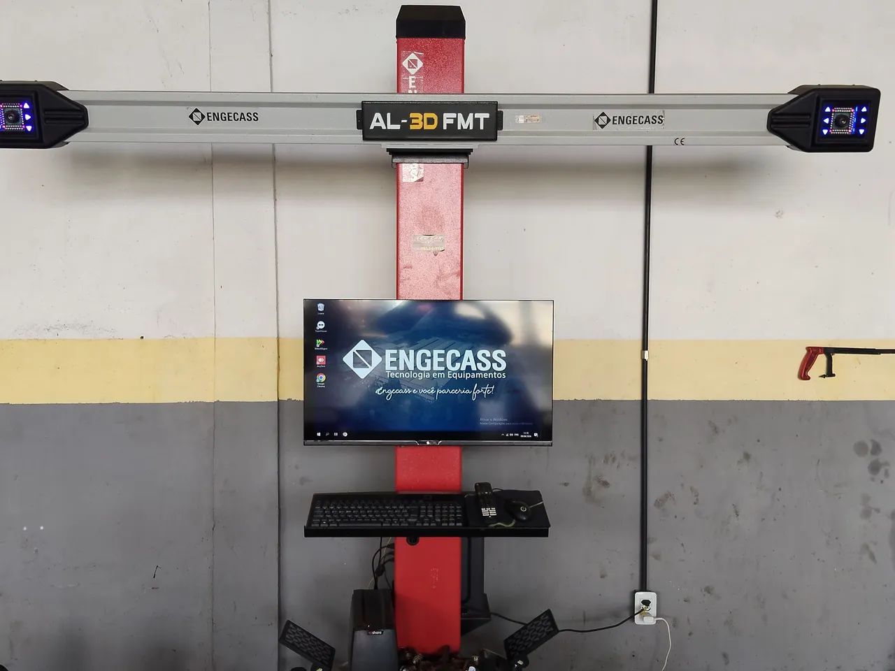 Vendo alinhamento 3D completo com rampa de 4T elétrica, Estado de novo 3 meses de uso.  - Foto 3