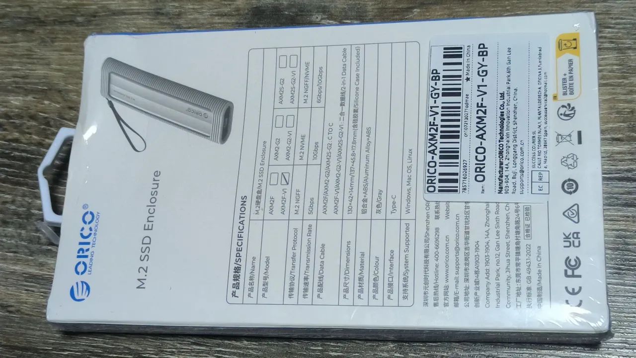 Case SSD M.2 Sata 5Gbps Orico - Foto 2