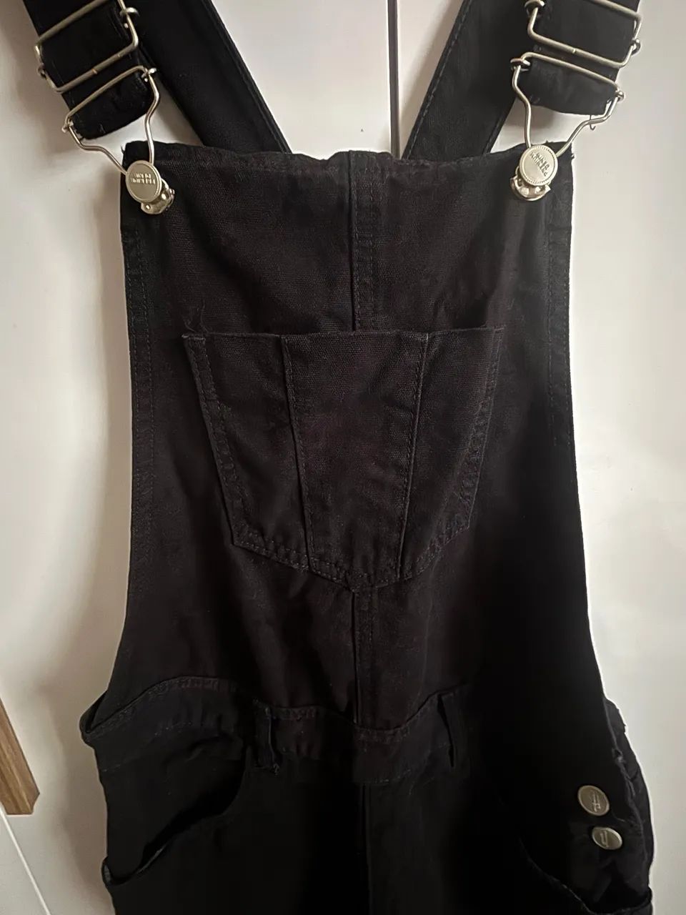 Macacão jeans preto
