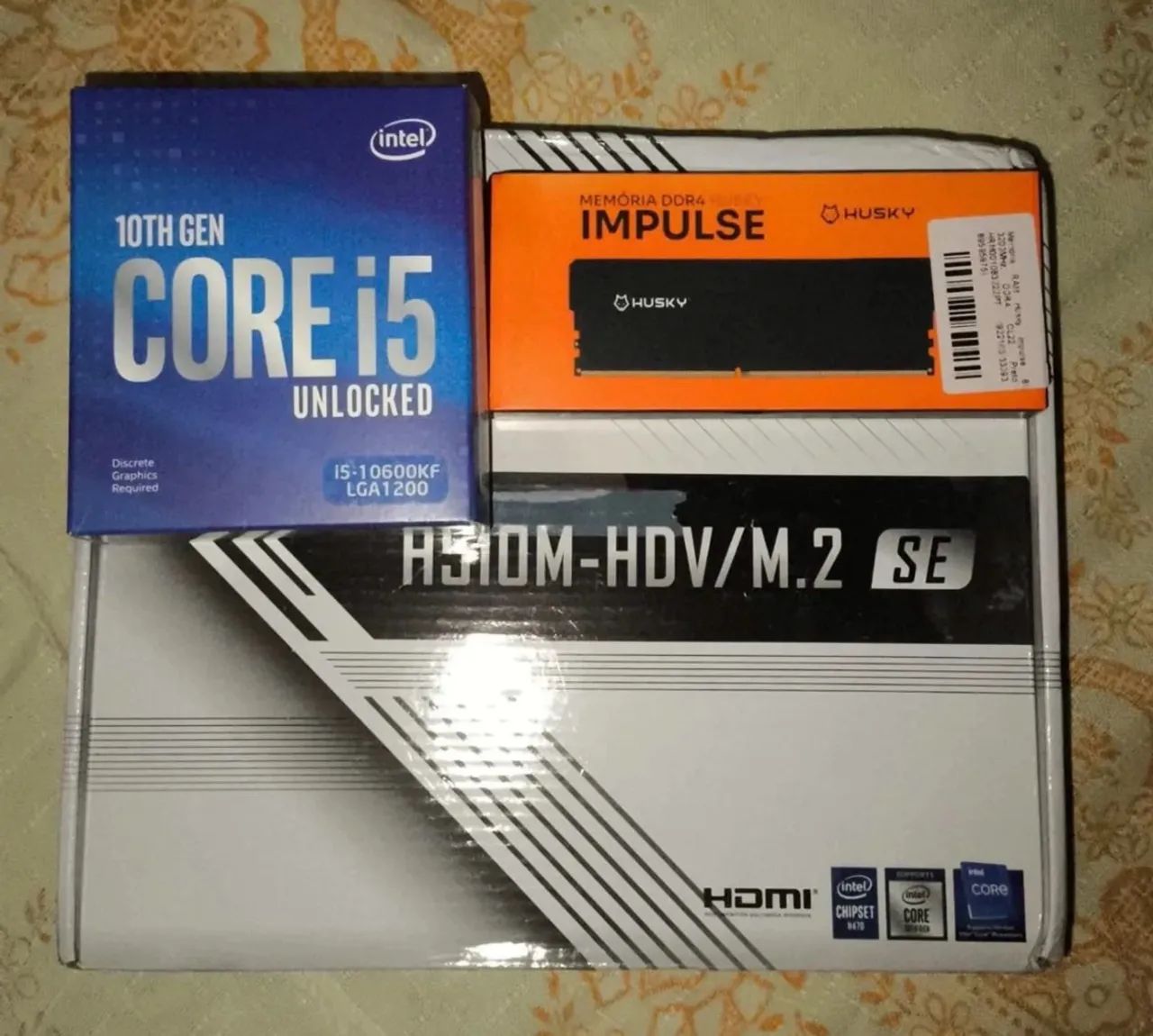 H510M + i5 10600KF + 8GB RAM