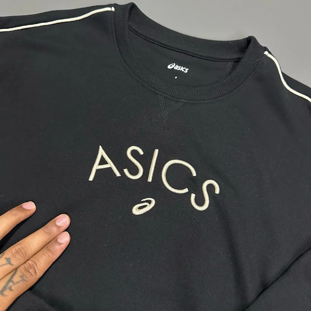 Blusão Moletom Asics Retro  - Foto 3