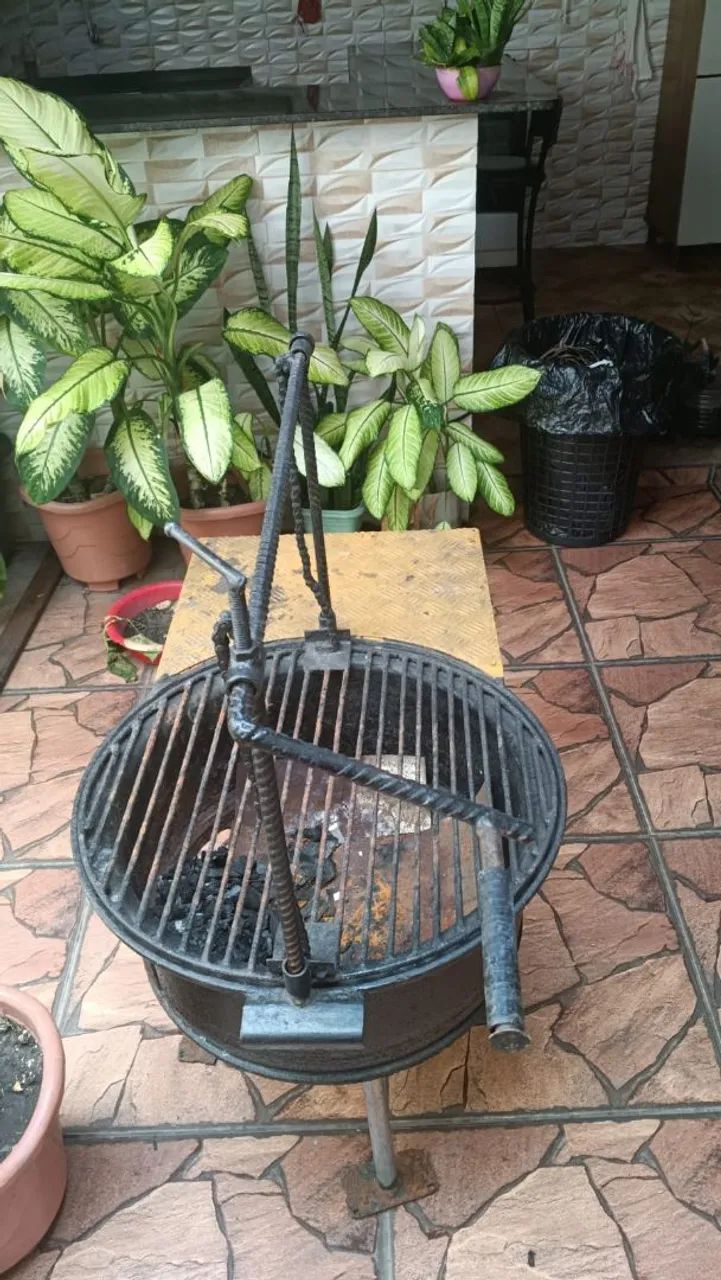 CHURRASQUEIRA DE ARO DE CARRETA  - Foto 2