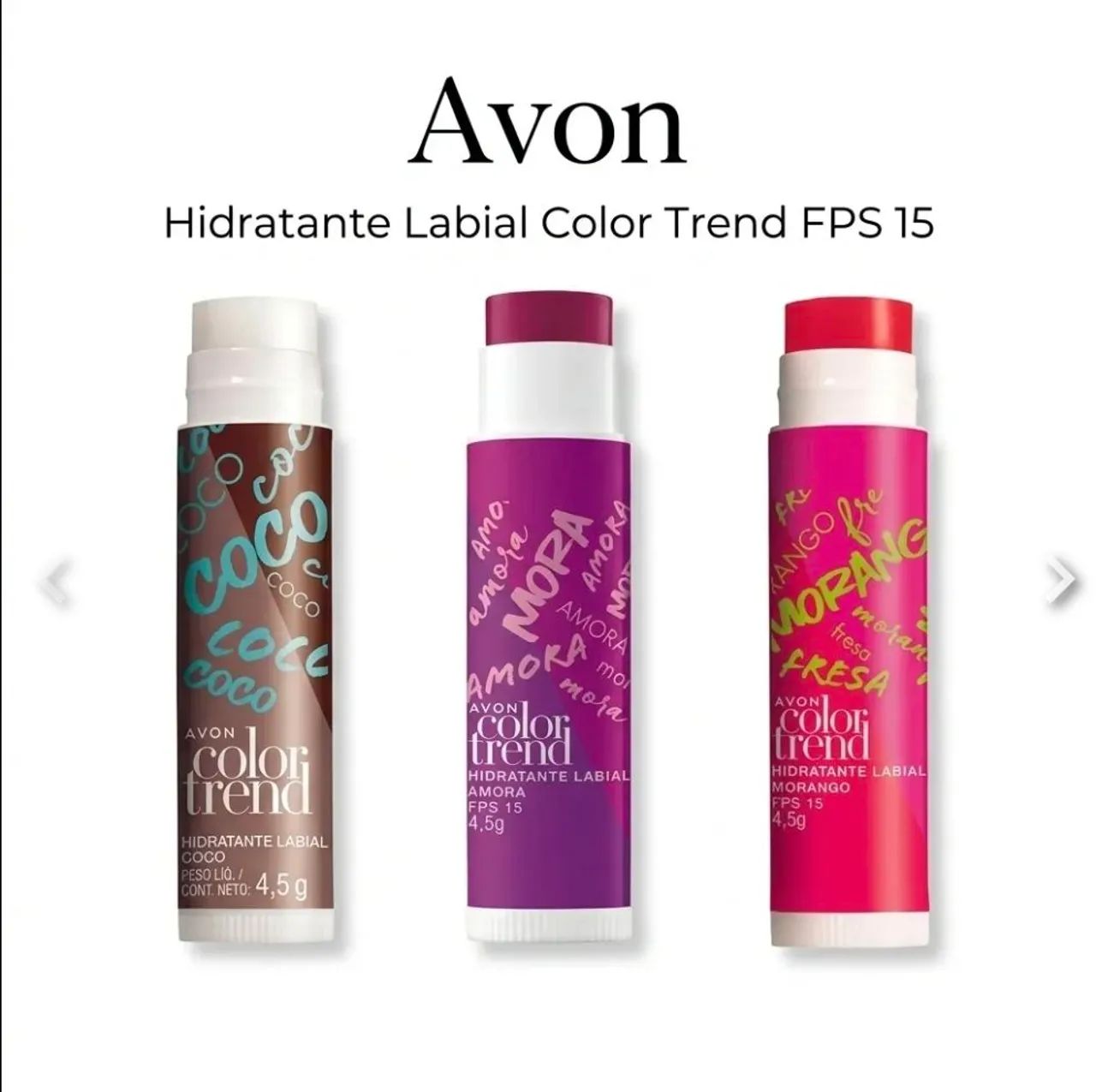 Hidratante Labial Color Trend FPS 20 4,5g Avon - Foto 2