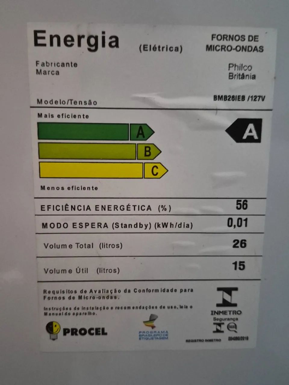 Micro-Ondas 26L Britânia 127v - Foto 4