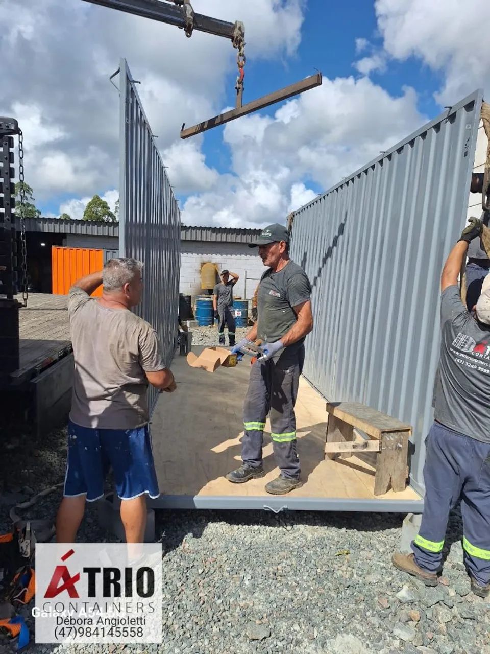 Container obras canteiro desmontável  - Foto 4