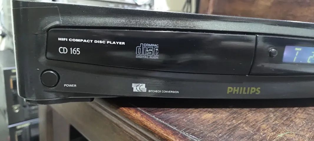 CD Player Philips CD165. Controle Remoto. Lindo E Perfeito. - Foto 3