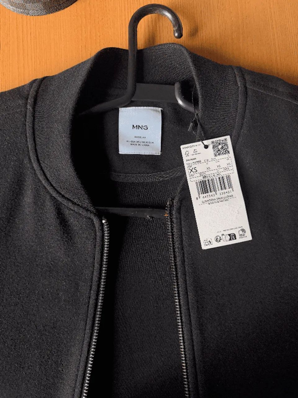 Jaqueta Mango Estilo Bomber Azul Marinho Importada - Tam P - Foto 4