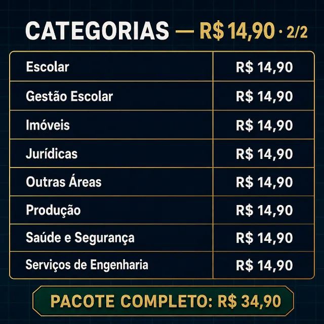 Pacote 8 Mil Planilhas Excel - Foto 5