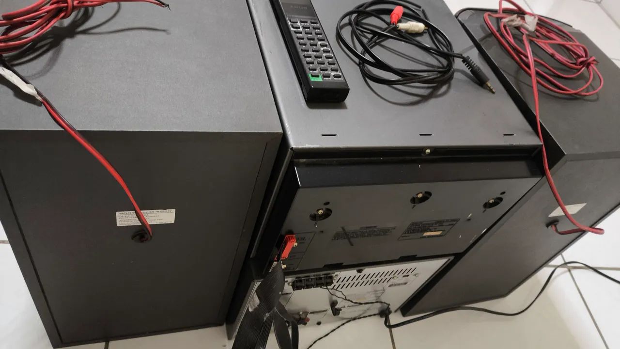 System Sony antigo, 4 módulos. " Caixa de ,Som " - Foto 5