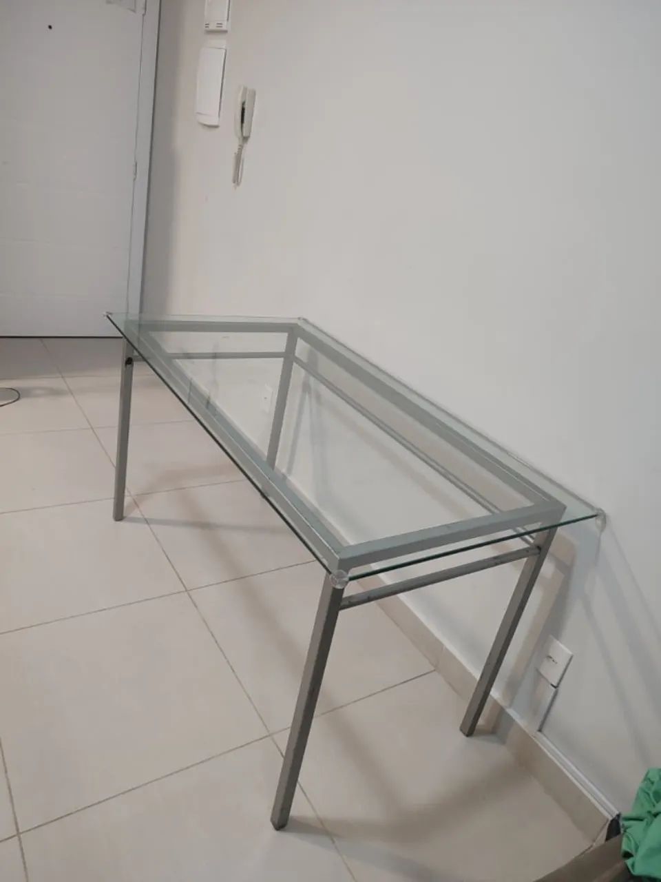MESA DE VIDRO + BASE DE FERRO - Foto 2