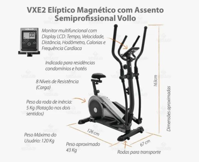Vendo Elíptico Vollo VXE2 - Foto 3