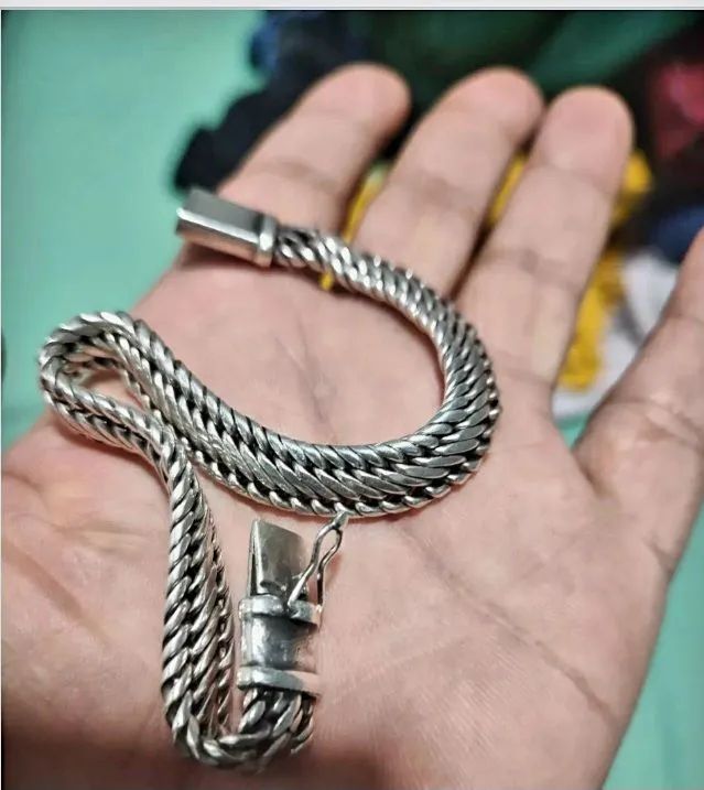 PULSEIRA PRATA 925K MACIÇA 35 GRAMAS  - Foto 2