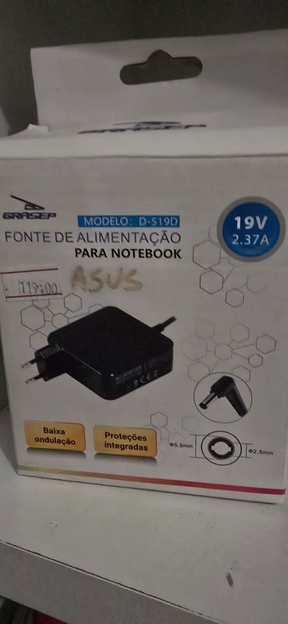 Fonte notebook Asus 2.37a