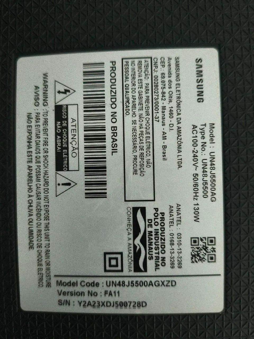 TV smart Samsung 48p - com defeito. - Foto 2