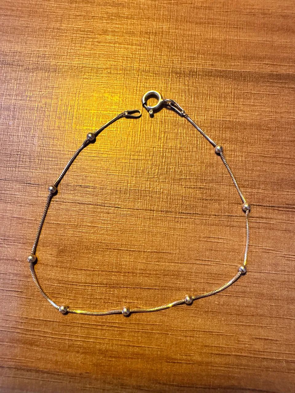 Pulseira Feminina Prata 925 com Esferas