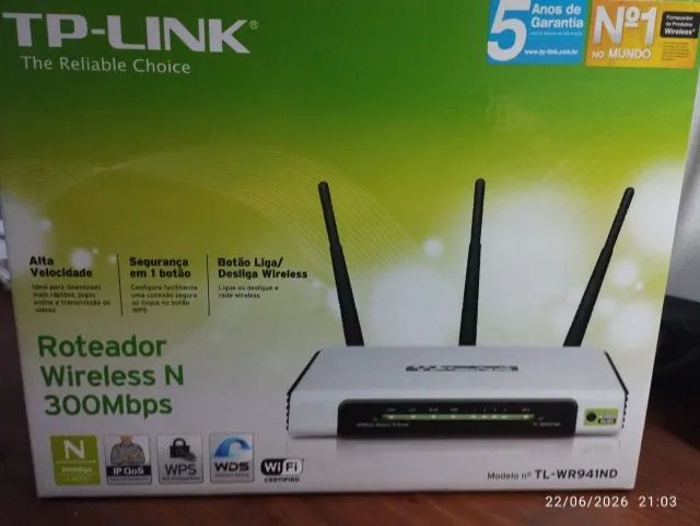 TP Link roteador 300 MBPS
