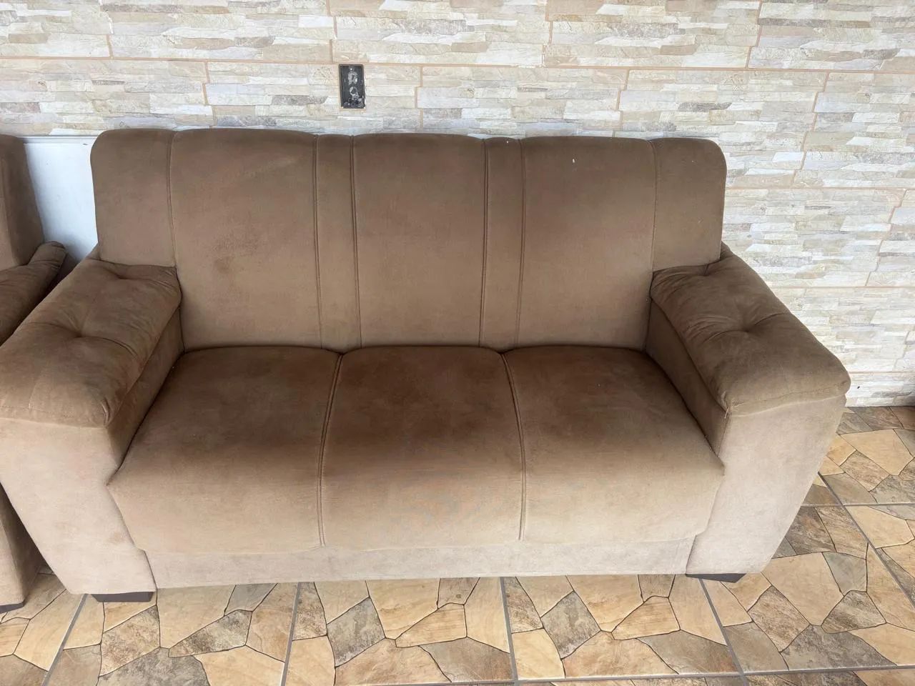 Conjunto de 2 sofás por 450 - Foto 2