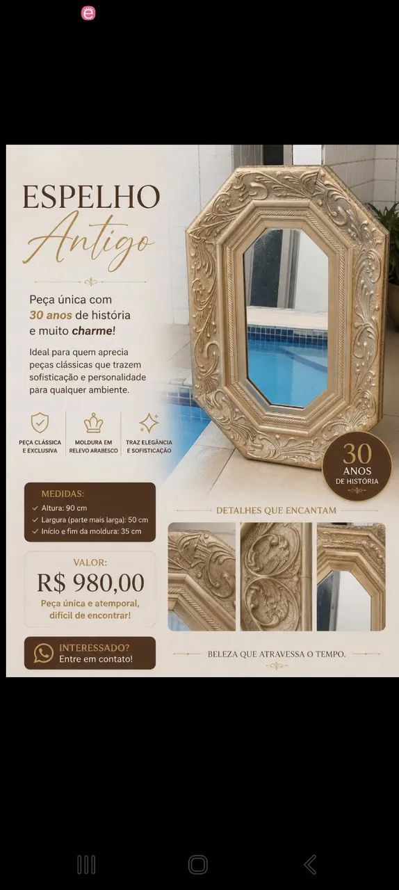 Espelho antigo