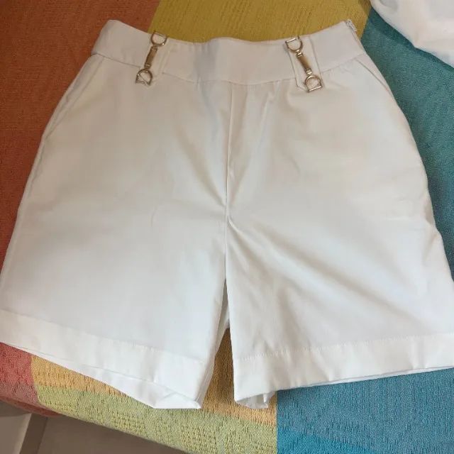 Short alfaitaria branco - Foto 3