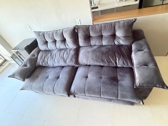 Vendo Sofá Retrátil e Reclinável  - Foto 2
