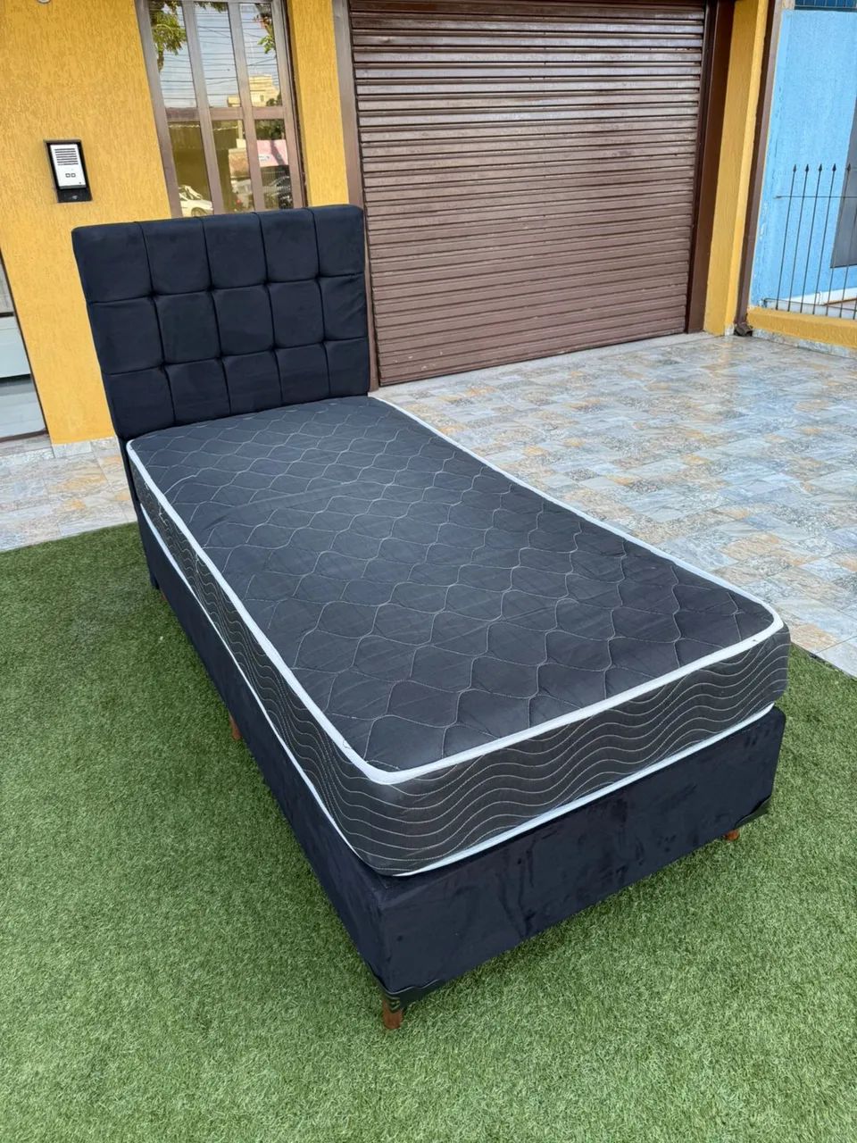 Cama de Solteiro COM COLCHÃO E CABECEIRA  - Foto 2