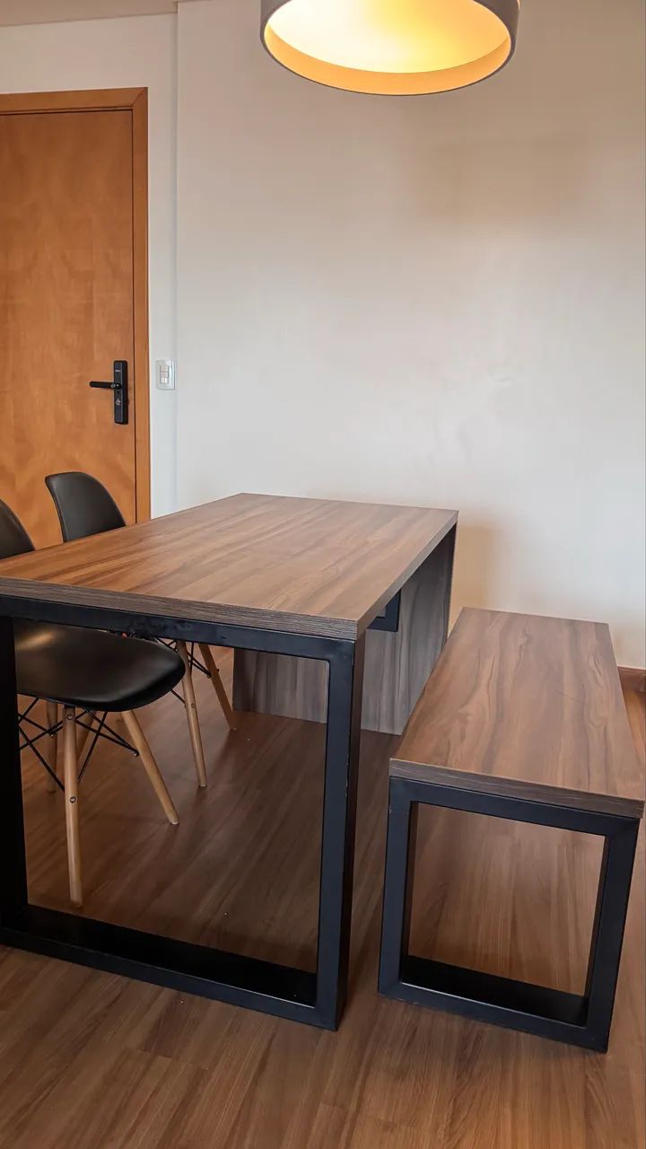 Mesa design moderno + cadeiras + banco  - Foto 3