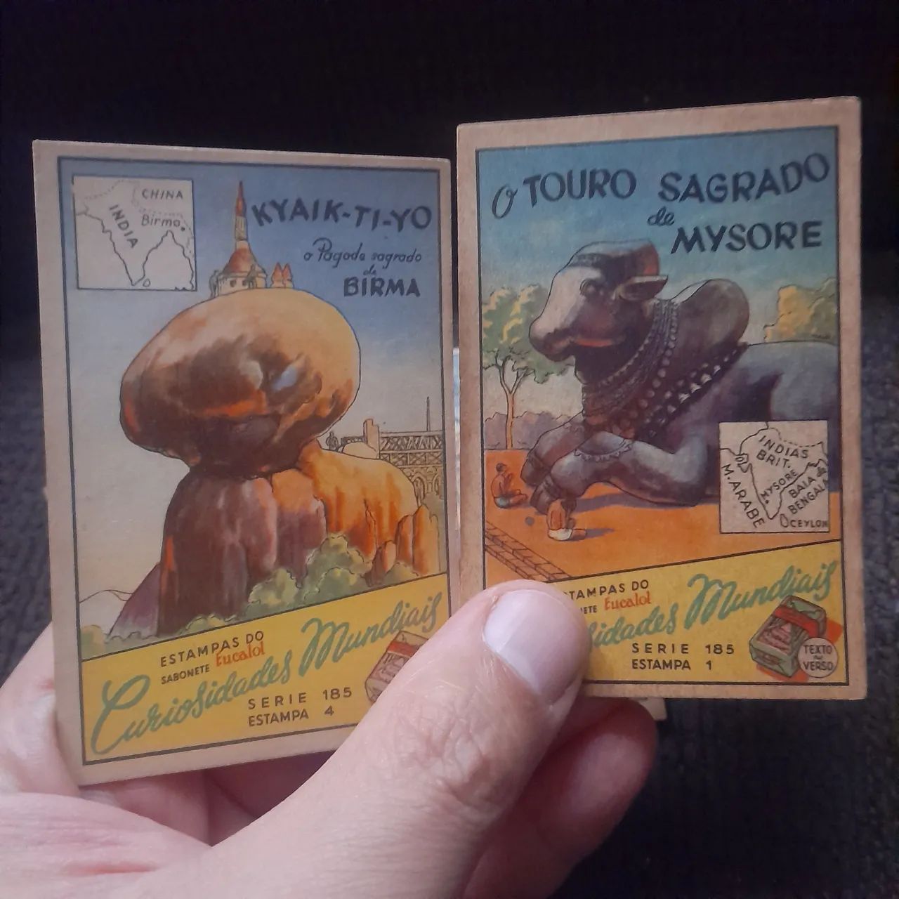 Estampas eucalol série completa CURIOSIDADES MUNDIAIS  - Foto 4