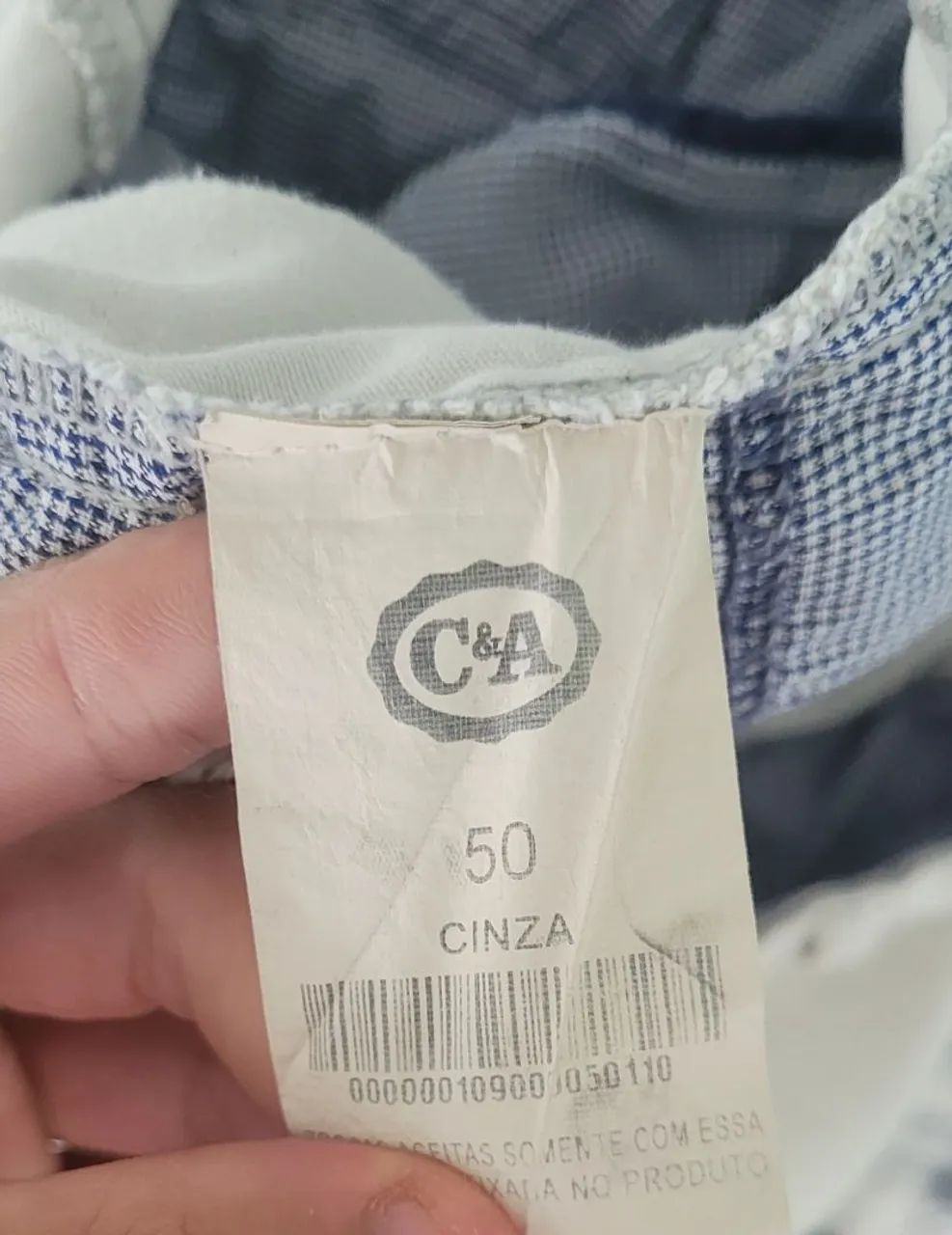 Calça Angelo Litrico Work Slim cinza gelo  - Foto 5
