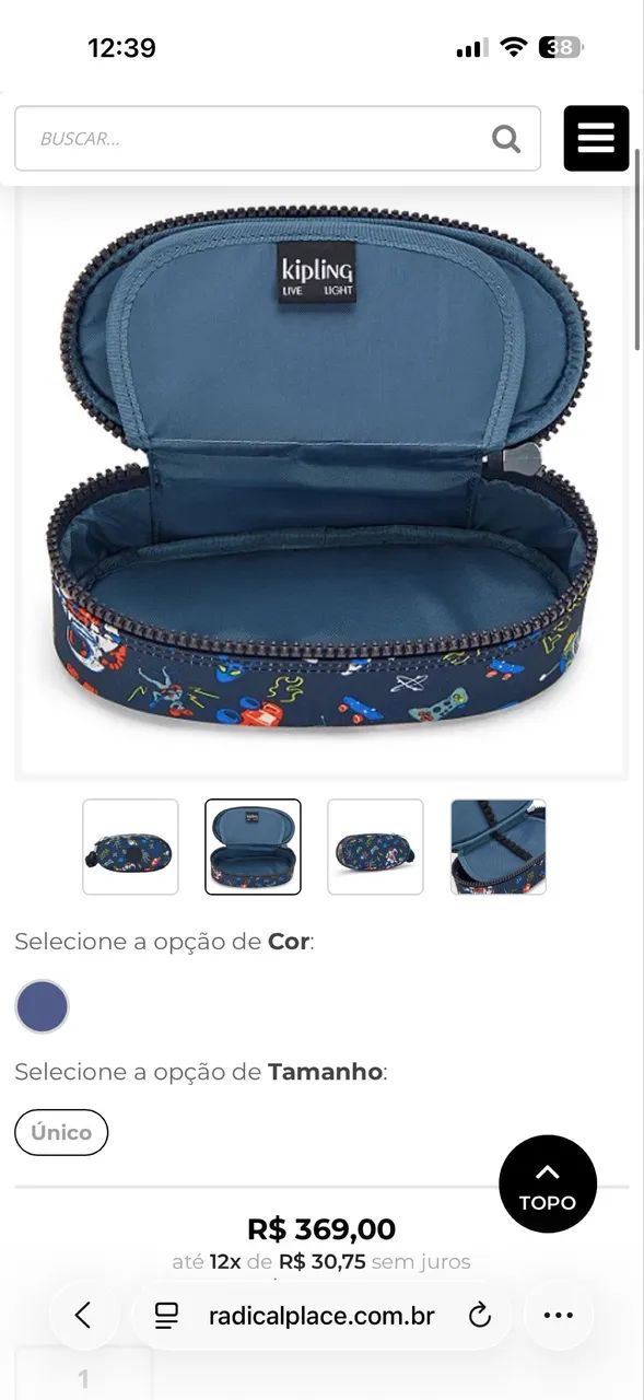 Estojo Kipling 