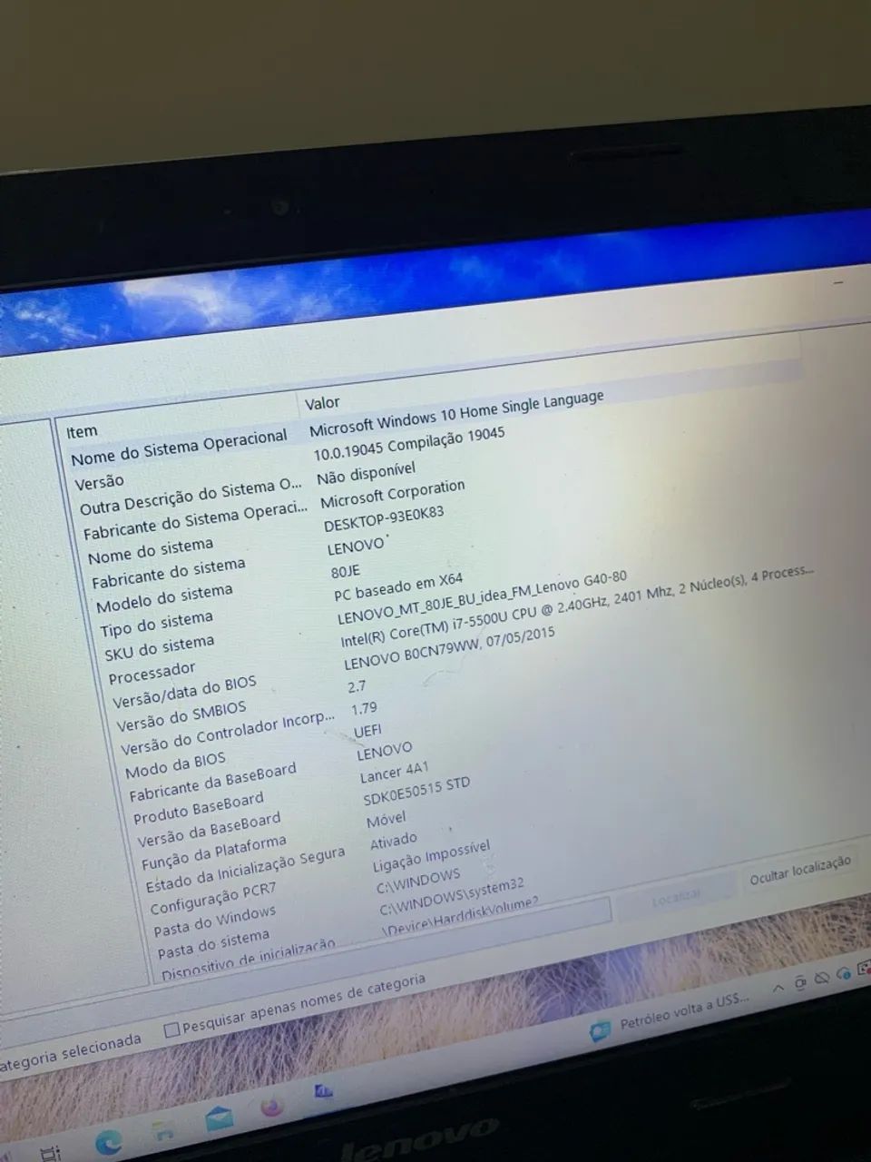 Notebook Lenovo I7 com SSD - Foto 3