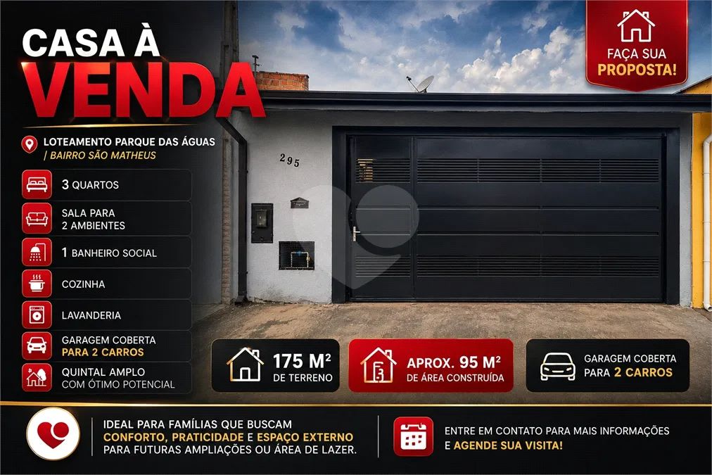 Casa com 3 quartos à venda em Vale do sol - SP