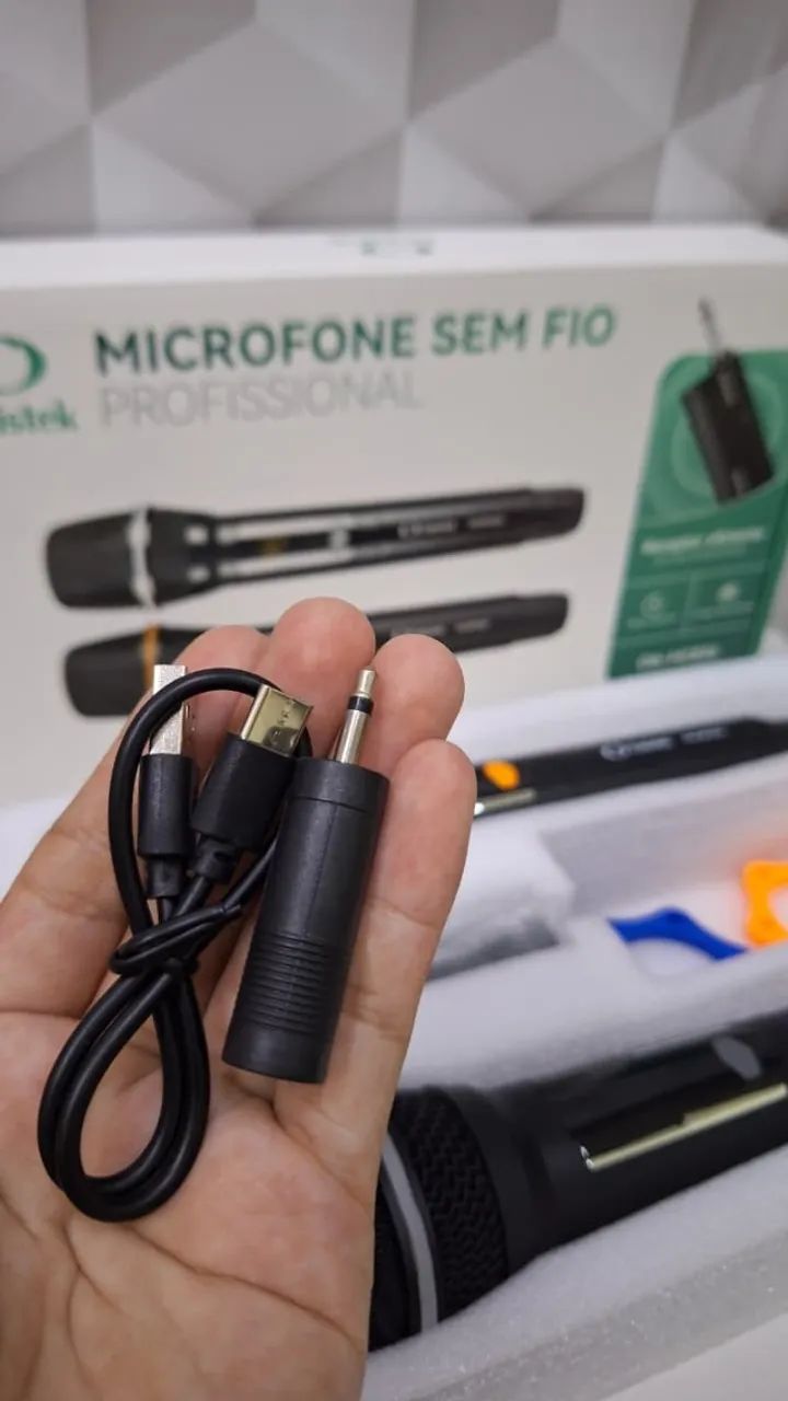 Microfone sem fio profissional  - Foto 3