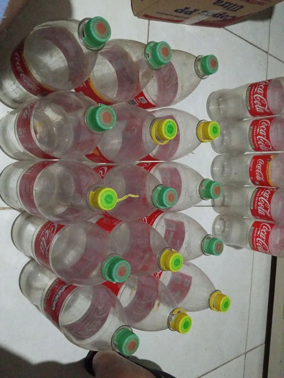 Garrafas pets Coca-Cola 