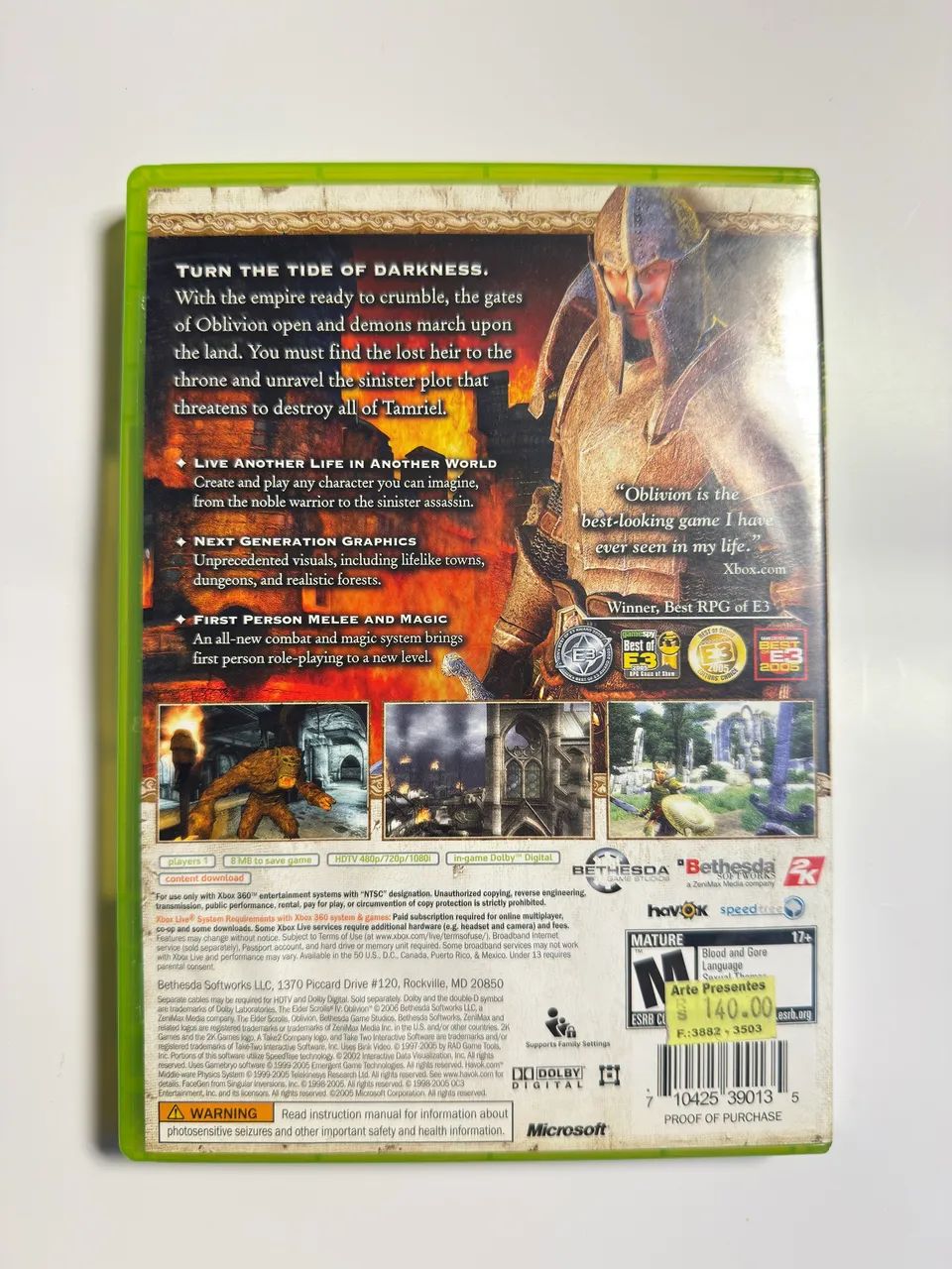 The Elder Scrolls IV: Oblivion Xbox 360 - Foto 2