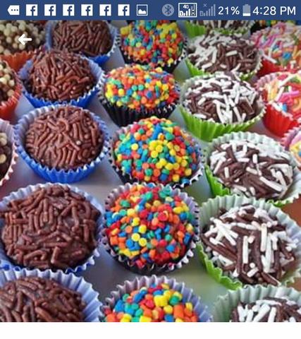 Encomenda de doces.