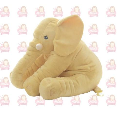Amarelo Elefante 60cm Pelúcia Almofada Bebê Infantil